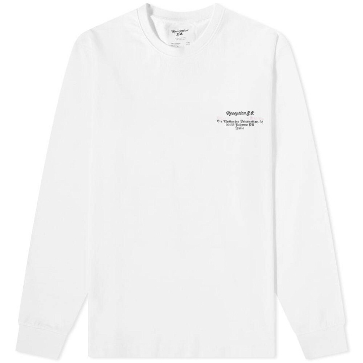 Photo: Reception Men's Long Sleeve San Franceiso T-Shirt in White