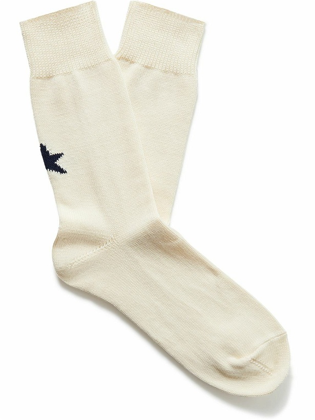 Photo: Rostersox - Intarsia Cotton-Blend Socks