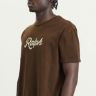 Polo Ralph Lauren Men's Authentic Logo T-Shirt in Copper Brown