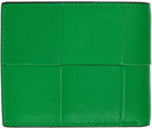 Bottega Veneta Green Bifold Wallet