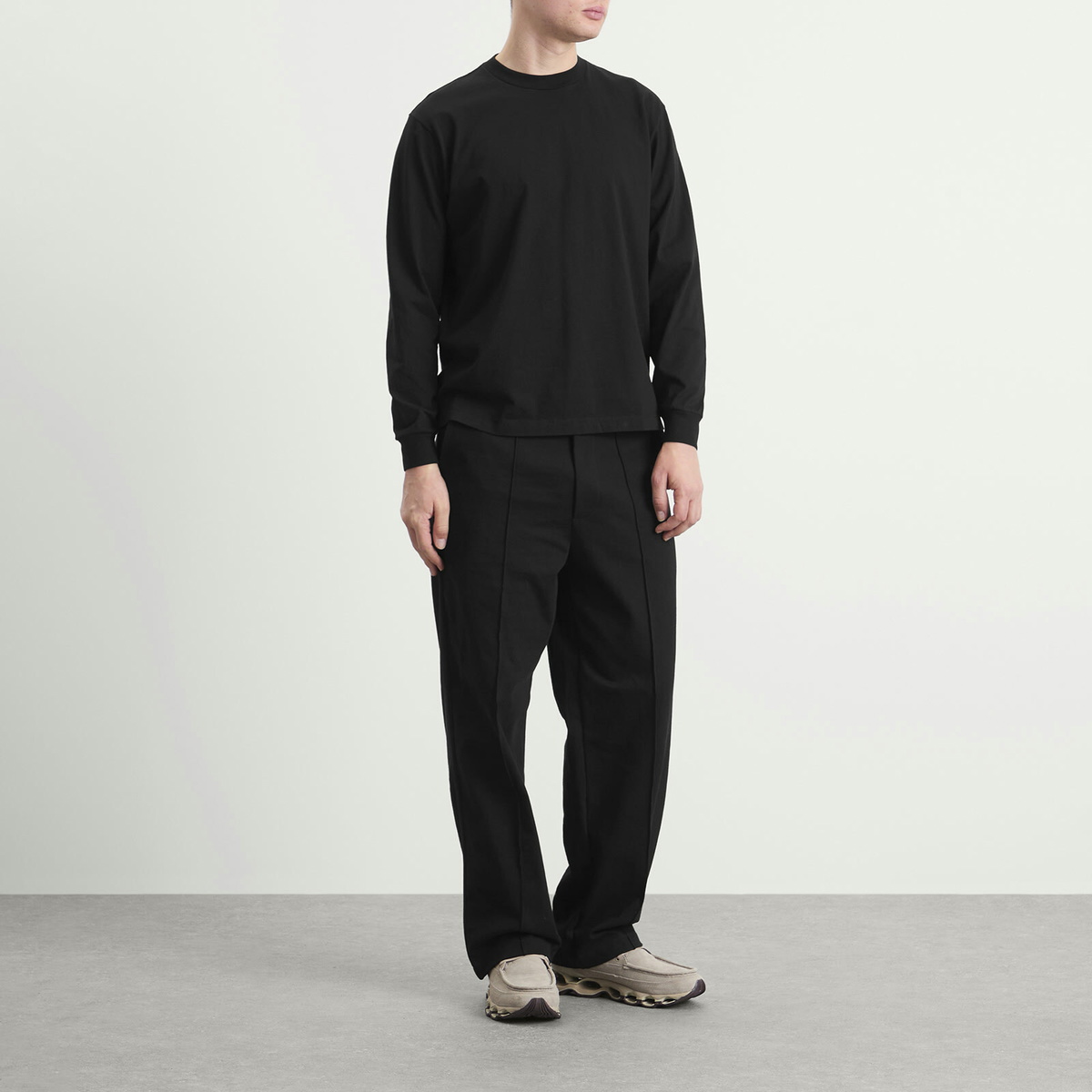 Lady White Co. Men's Jersey Band Pants in Black
