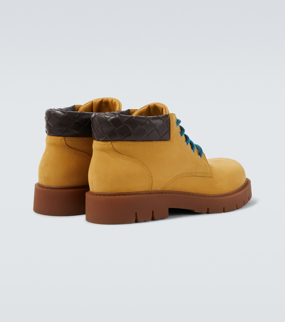 Bottega Veneta Haddock leather lace-up boots