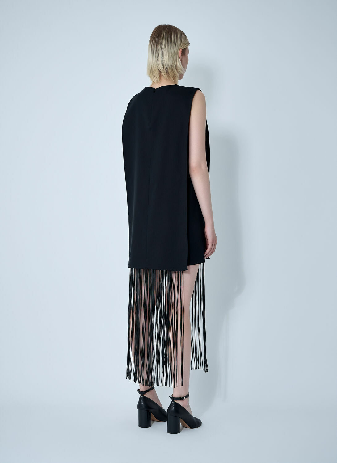 Sportmax Finnici Fringe Midi Dress