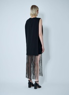 Sportmax Finnici Fringe Midi Dress