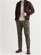THOM SWEENEY - Tapered Cotton-Blend Chinos - Green
