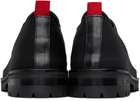 424 Black Overlay Derbys