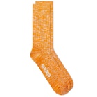 Hikerdelic Men's Smoothie Sock in Mandarin
