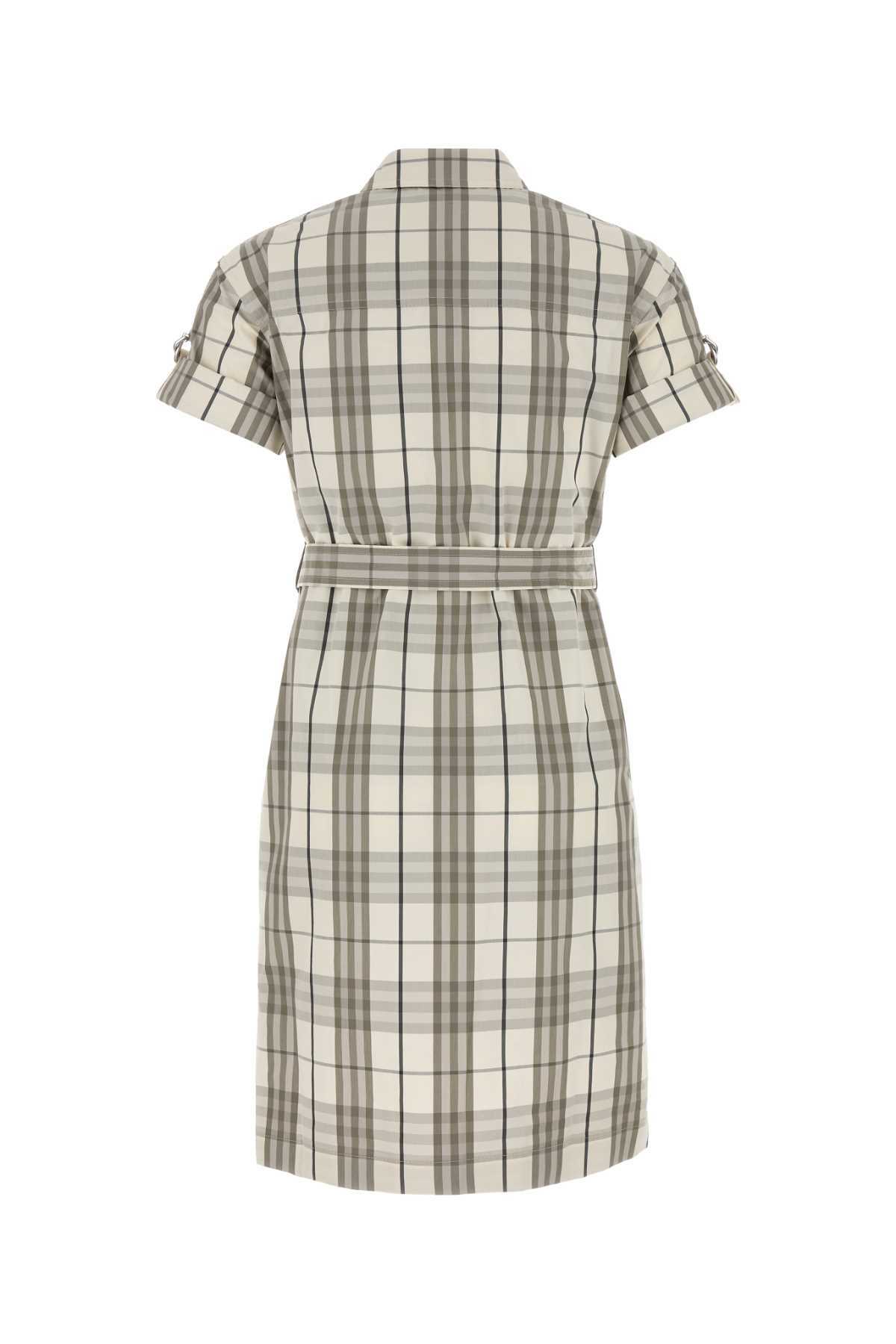 Burberry Embroidered Poplin Shirt Dress