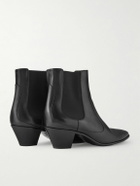 CELINE - Leather Chelsea Boots - Black