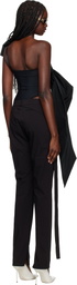 VAQUERA Black Bow Bodysuit