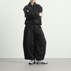 YMC Women's Heath Bomber Satin Jacket in Black