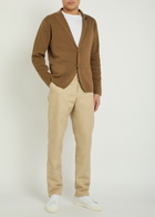 Lardini Cotton Cardigan Brown