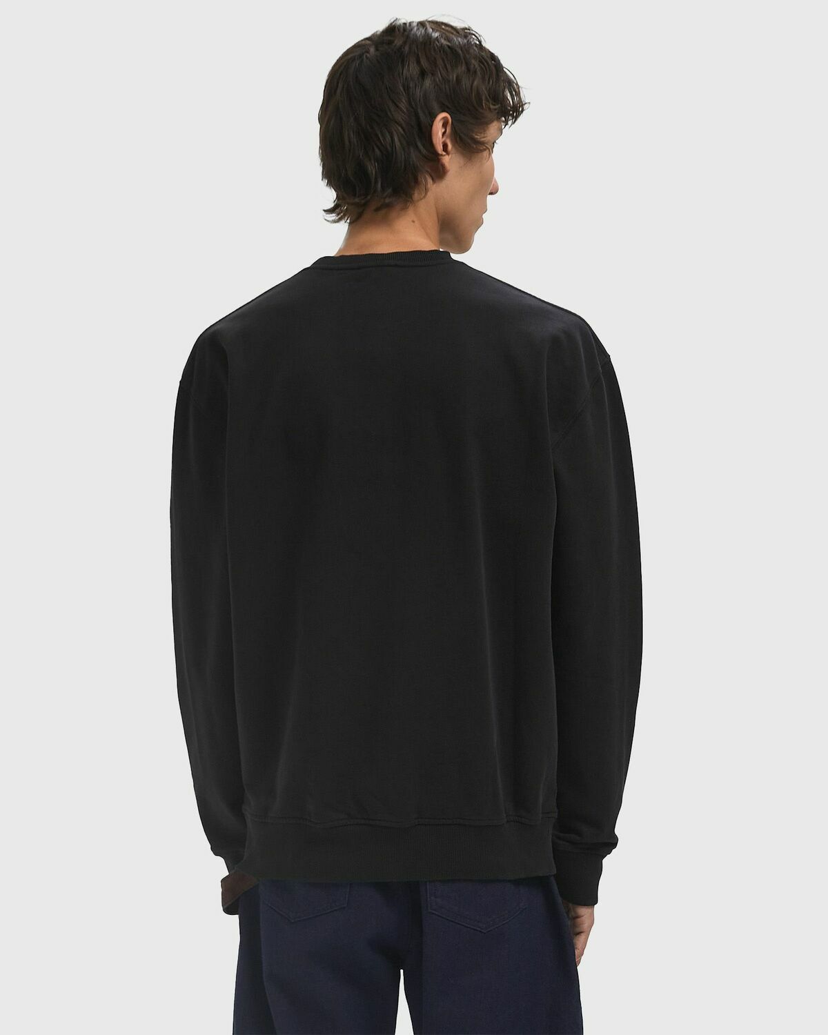 JW Anderson LOGO EMBROIDERY SWEATSHIRT Black Men