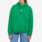 Adidas Women's Cropped Hoody in Green