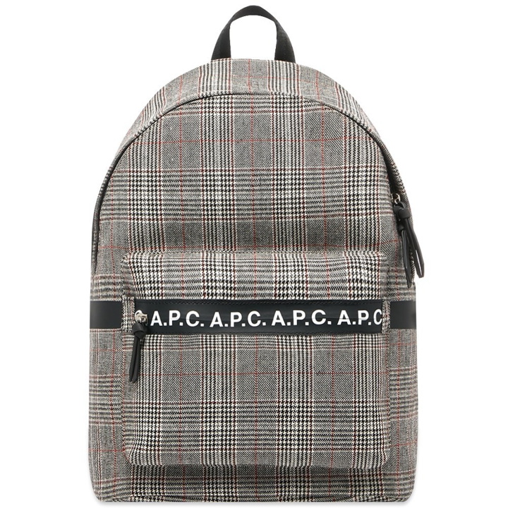 Photo: A.P.C. Saville Check Backpack
