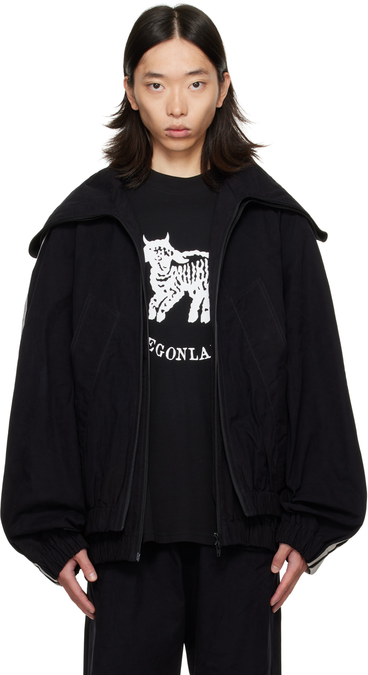 EGONlab Brown Fusion Track Jacket