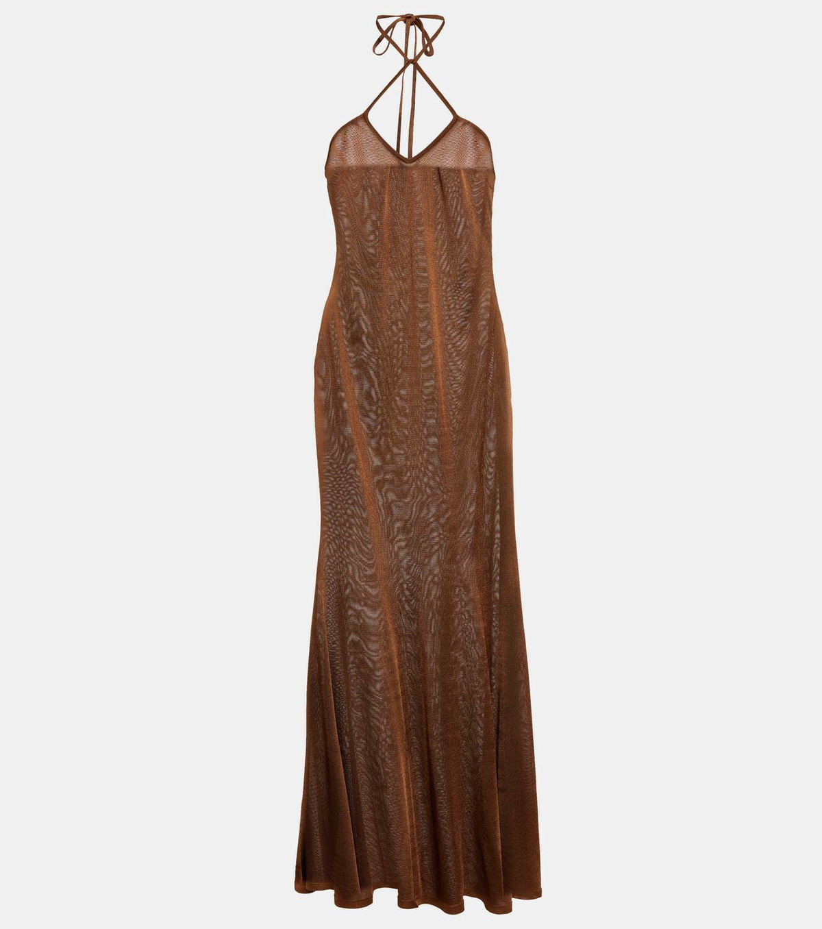 strapless open back dress TOM FORD