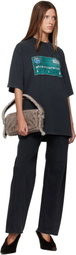 Alexander Wang Gray Ricco Slim Flap Bag
