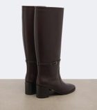 Aquazzura Cotswold leather knee-high boots