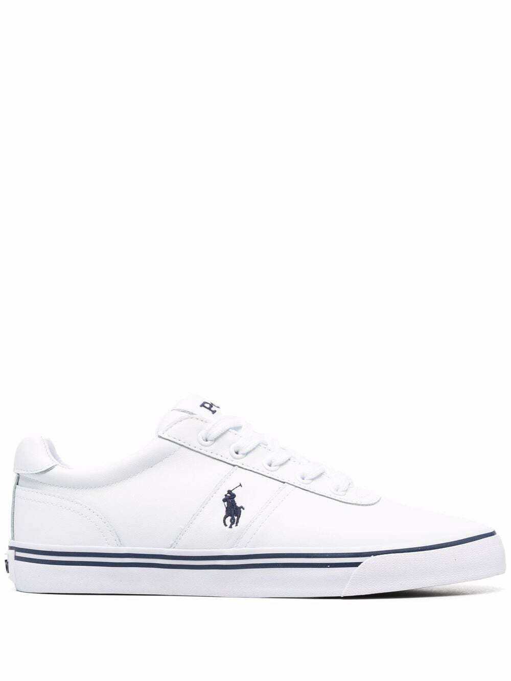 POLO RALPH LAUREN - Sneakers In Logoed Leather Polo Ralph Lauren