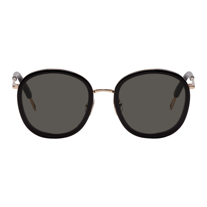 Gentle Monster Black and Rose Gold Ollie Sunglasses Gentle Monster
