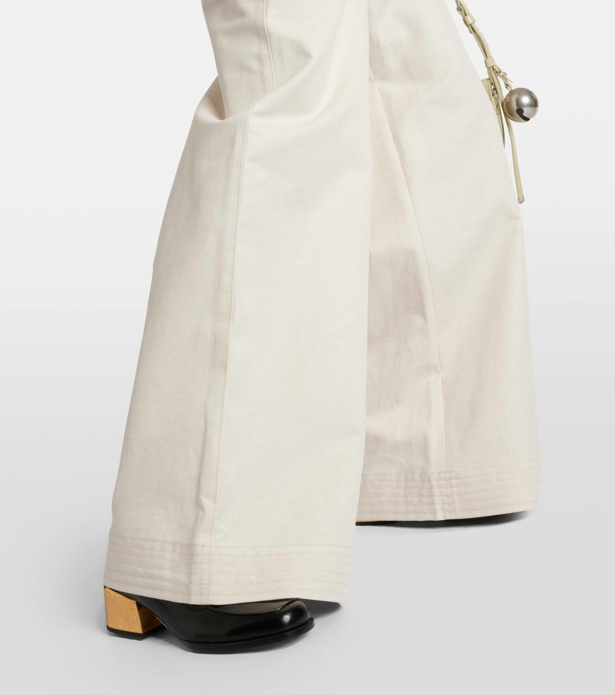 パンツ MAX MARA LINEN WIDE-LEG TROUSERS MAX MARA Linen wide-leg pants | NET-A-PORTER