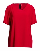 Norma Kamali Womens T-shirt in Red