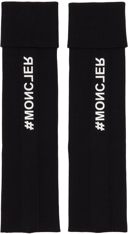 Photo: Moncler Grenoble Black Legwarmer Socks