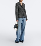 Erdem Flora leather top-handle bag