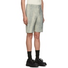 Homme Plisse Issey Miyake Off-White MC June Network Check Shorts