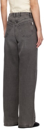 REMAIN Birger Christensen Gray Drapy Jeans