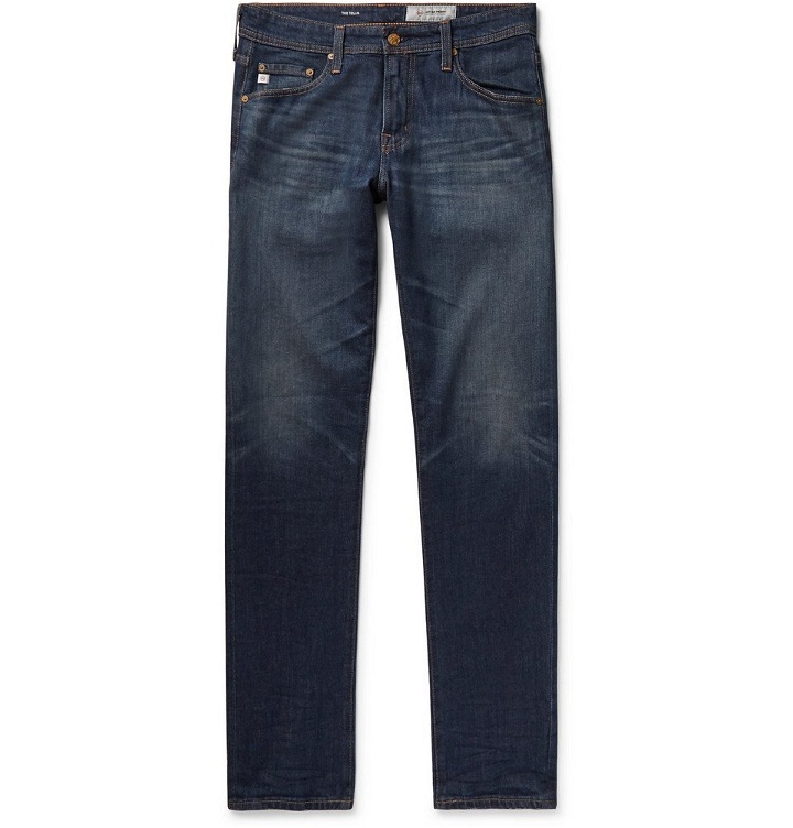 Photo: AG Jeans - Tellis Slim-Fit Stretch-Denim Jeans - Men - Blue