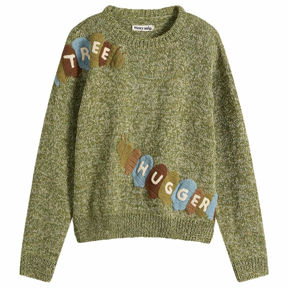 Story mfg. Caterpillar Bulb Jumper - Presented by END. in Olive