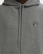 Maison Kitsune FOX HEAD COMFORT HOODIE Grey Mens Hoody