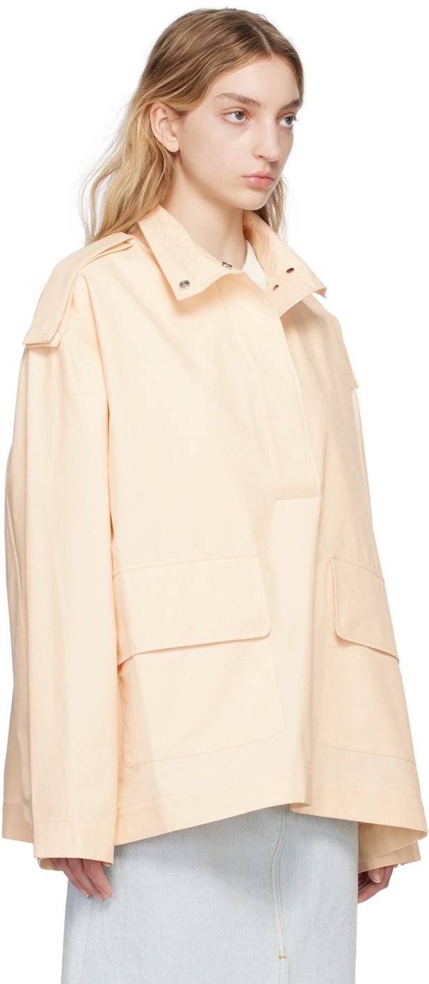 ジャケット・アウター STUDIO NICHOLSON PEACHED TWILL JACKET Studio Nicholson Beige Enzo Jacket Studio Nicholson