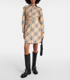 Burberry Burberry Check cotton shirt dress