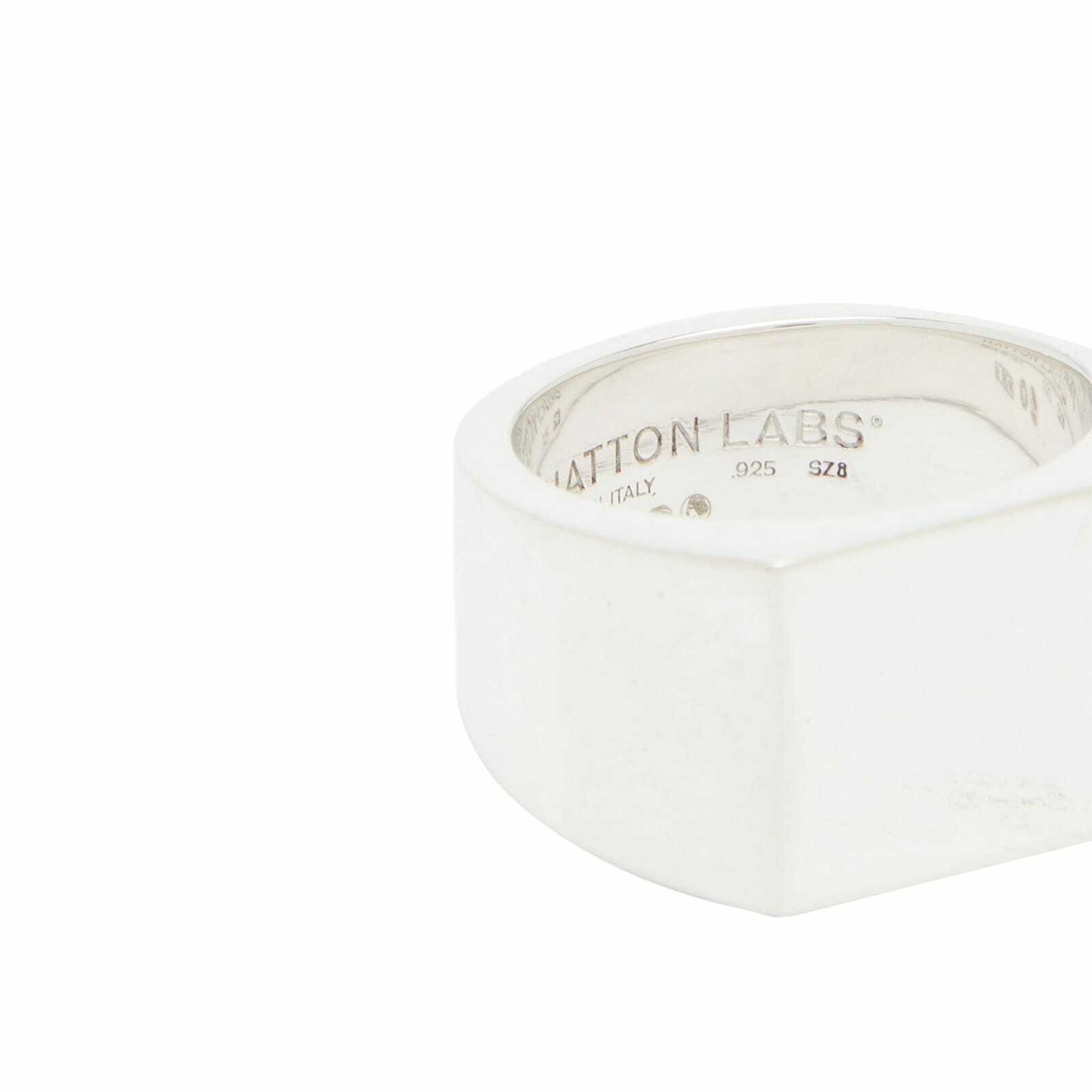 Hatton Labs Men's Signet Ring in Sterling Silver