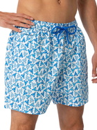 MC2 Saint Barth Man Lightweight Fabric Swim-shorts Lighting Micro Fantasy With Loabster Print