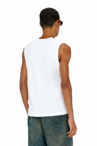 Diesel Tank top with chest logo print - T-Shirts Mens in White