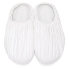 Maison Margiela White Cotton Covered Loafers