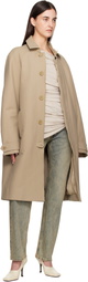 Entire Studios Beige Duster Trench Coat