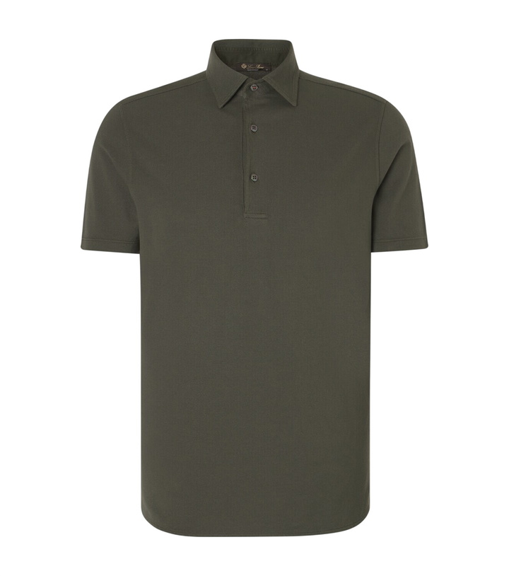 Photo: Loro Piana Brenna cotton piqué polo shirt