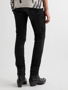 AMIRI - Skinny-Fit Distressed Jeans - Black