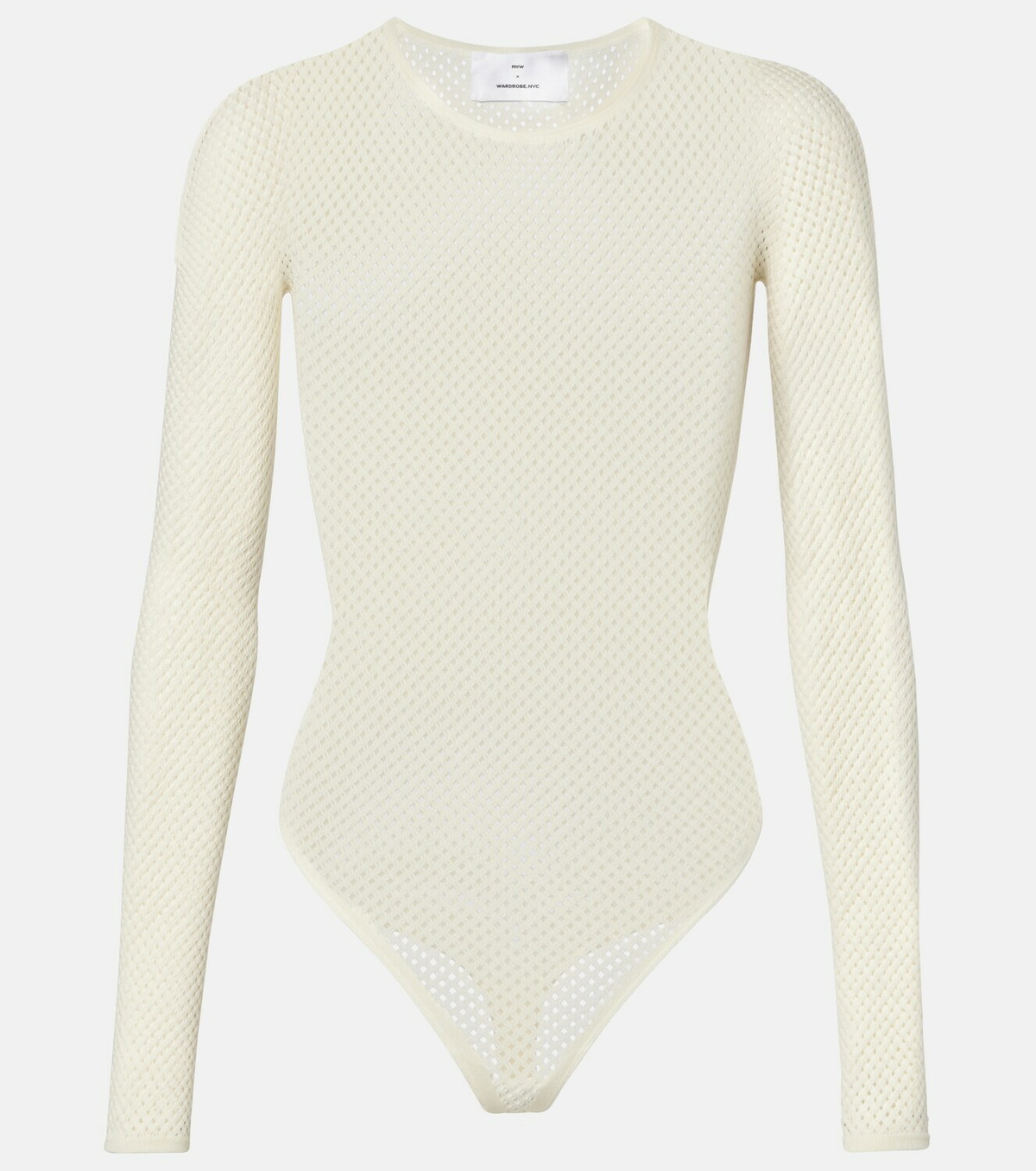 Wardrobe.NYC RHW Web wool-blend bodysuit