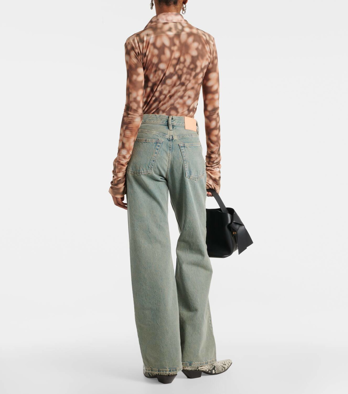 Acne Studios Mid-rise wide-leg jeans Acne Studios