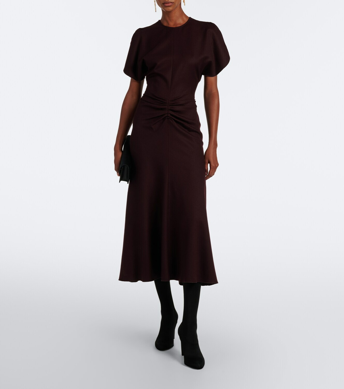 Victoria Beckham Harlow jersey over-the-knee boots