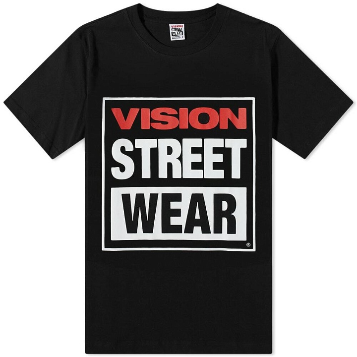 Photo: Vision Streetwear Men's OG Box Logo T-Shirt in Black
