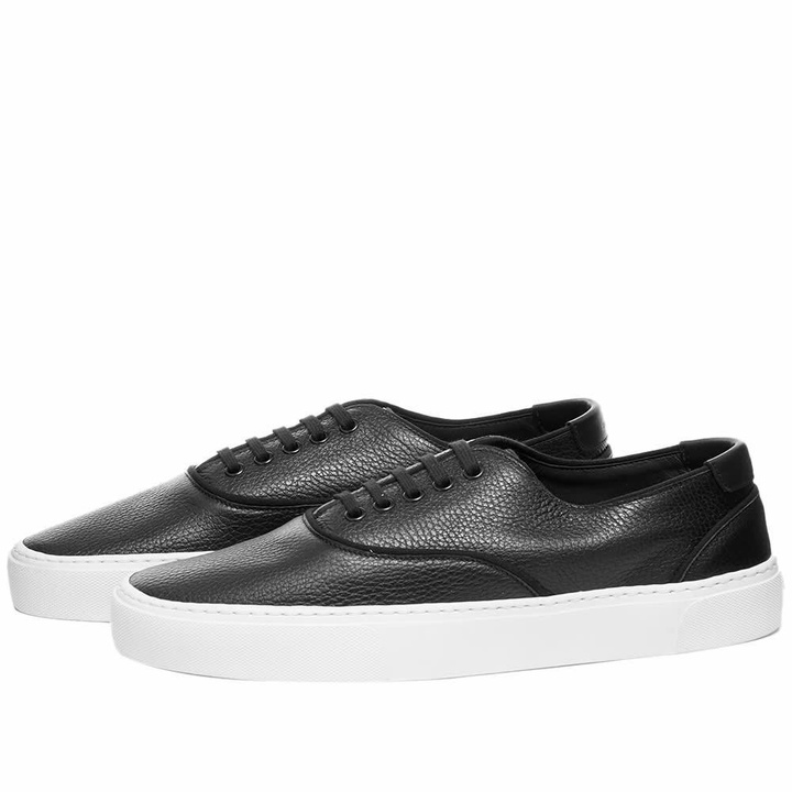 Photo: Saint Laurent Men's Venice Low Leather Sneakers in Black