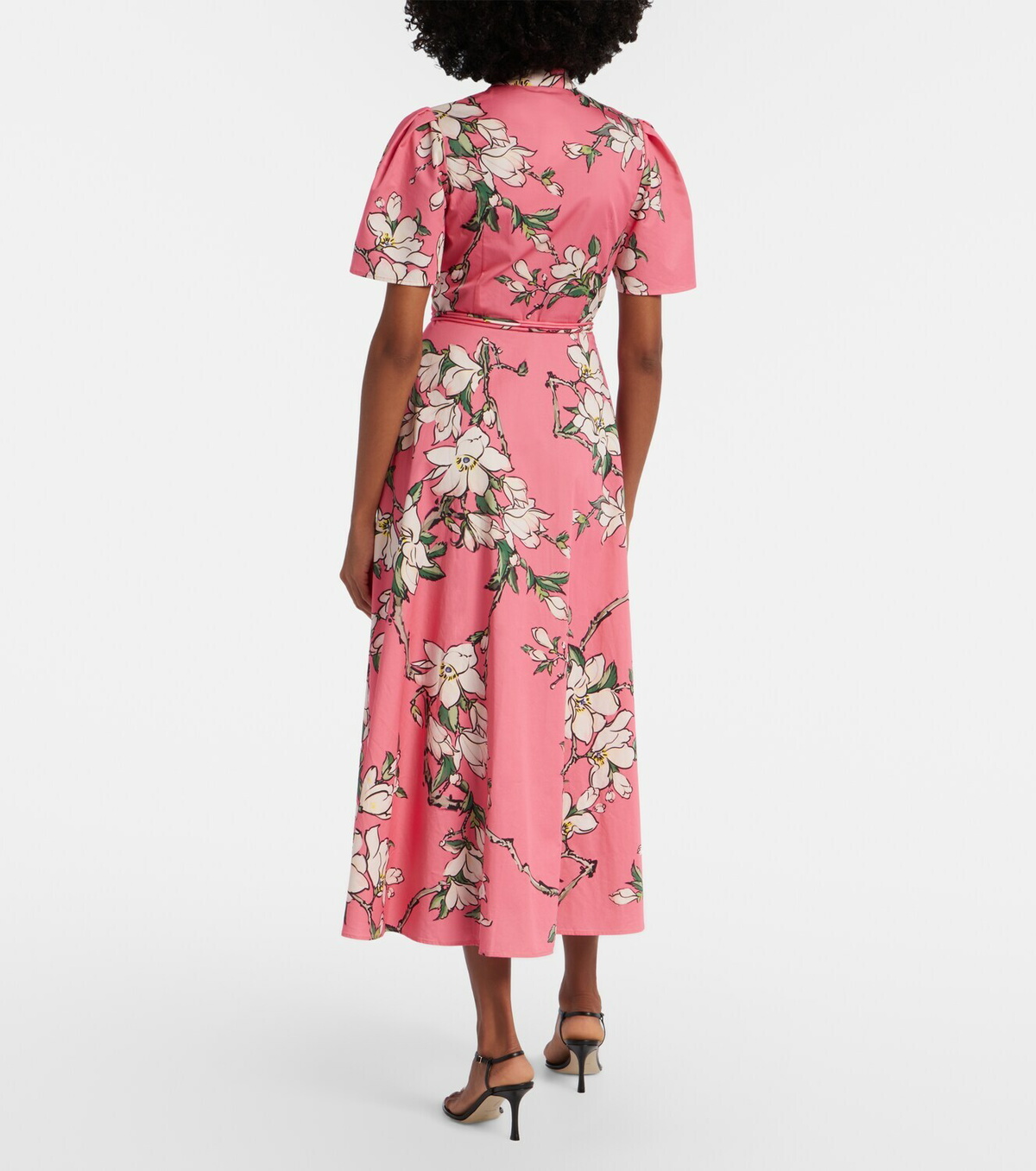 Leo Lin Bianca floral cotton shirt dress