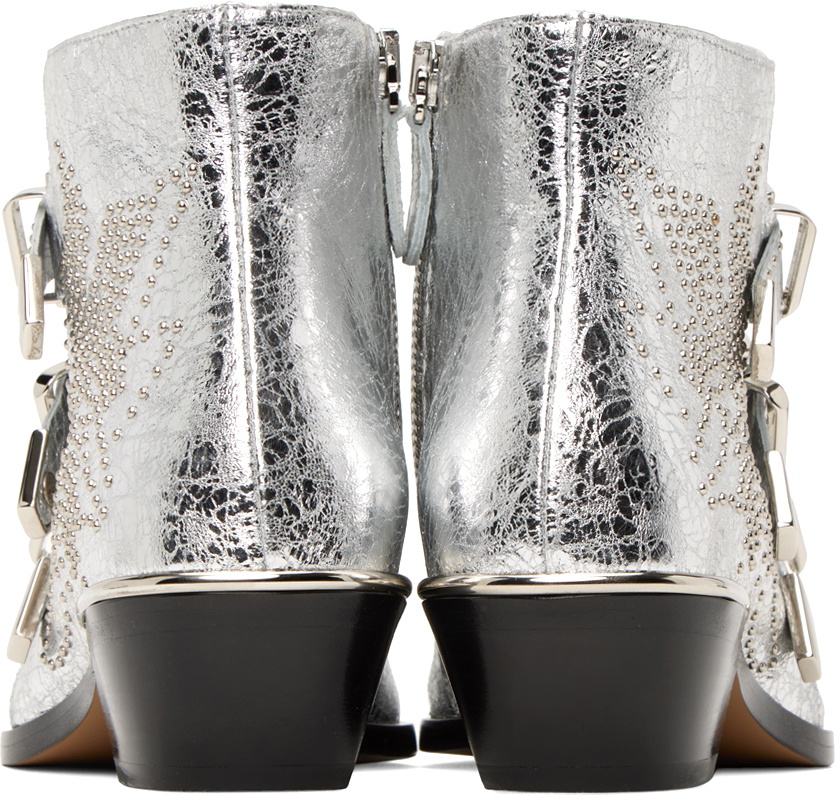 Chloe Silver Susanna Ankle Boots Chloe